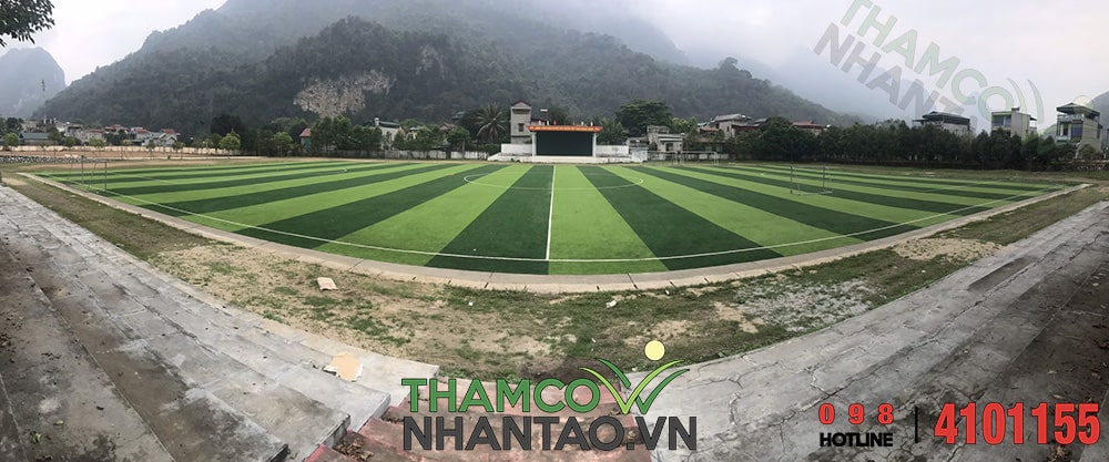 Một vài hình ảnh của dự án sân bóng đá cỏ nhân tạo tại trung tâm thông tin huyện Quan Hóa, Thanh Hóa: 12