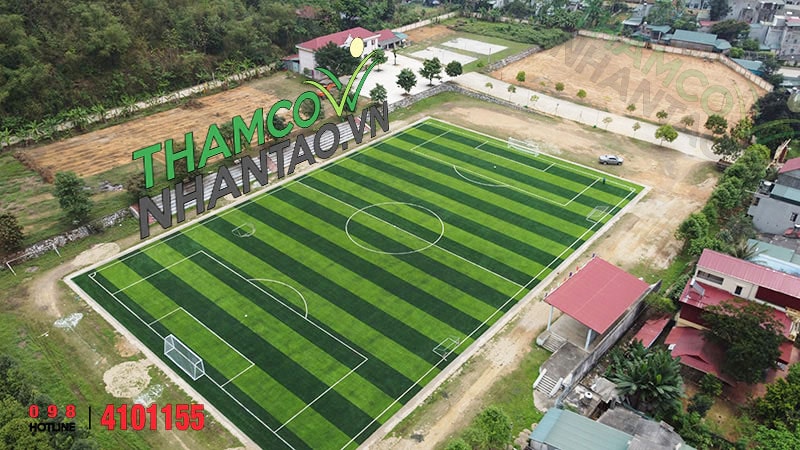 Một vài hình ảnh của dự án sân bóng đá cỏ nhân tạo tại trung tâm thông tin huyện Quan Hóa, Thanh Hóa: 9