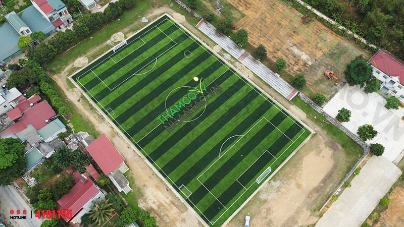 Một vài hình ảnh của dự án sân bóng đá cỏ nhân tạo tại trung tâm thông tin huyện Quan Hóa, Thanh Hóa: 11