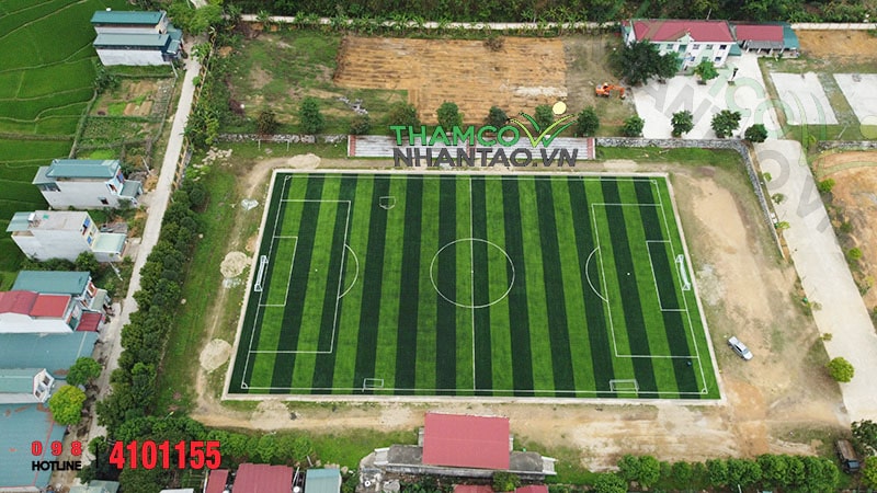 Một vài hình ảnh của dự án sân bóng đá cỏ nhân tạo tại trung tâm thông tin huyện Quan Hóa, Thanh Hóa: 10