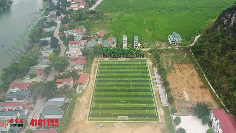 Một vài hình ảnh của dự án sân bóng đá cỏ nhân tạo tại trung tâm thông tin huyện Quan Hóa, Thanh Hóa: 7