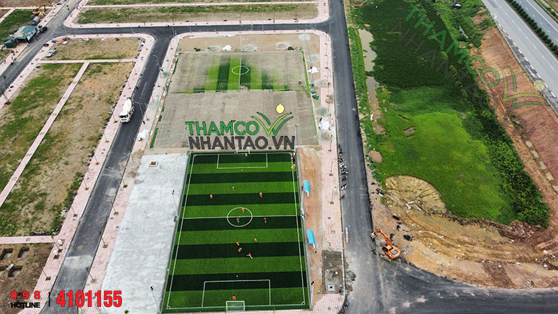 Một vài hình ảnh của dự án sân bóng đá cỏ nhân tạo tại Khu tái định cư huyện Yên Phong, Bắc Ninh: 3
