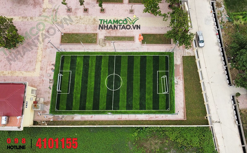 Một vài hình ảnh của dự án sân bóng đá cỏ nhân tạo tại trường tiểu học Tam Đa, Yên Phong, Bắc Ninh: 3