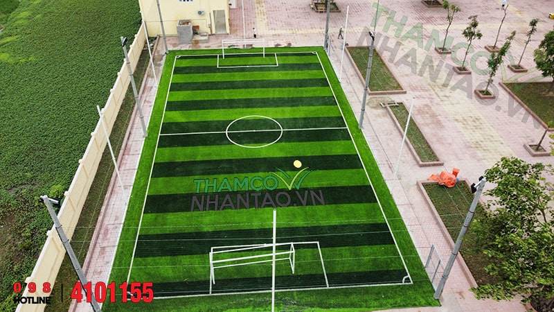 Một vài hình ảnh của dự án sân bóng đá cỏ nhân tạo tại trường tiểu học Tam Đa, Yên Phong, Bắc Ninh: 6