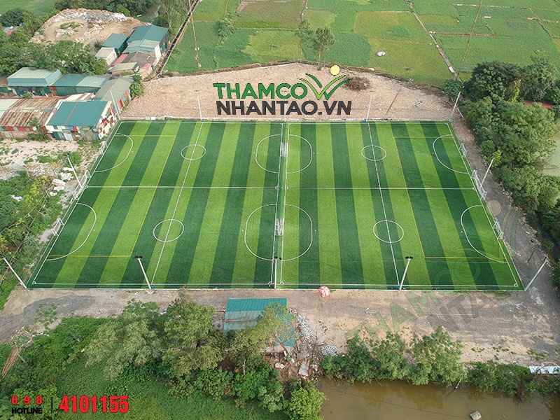 Một vài hình ảnh của dự án sân bóng đá cỏ nhân tạo tại Triều Khúc, Thanh Trì, Hà Nội: 5