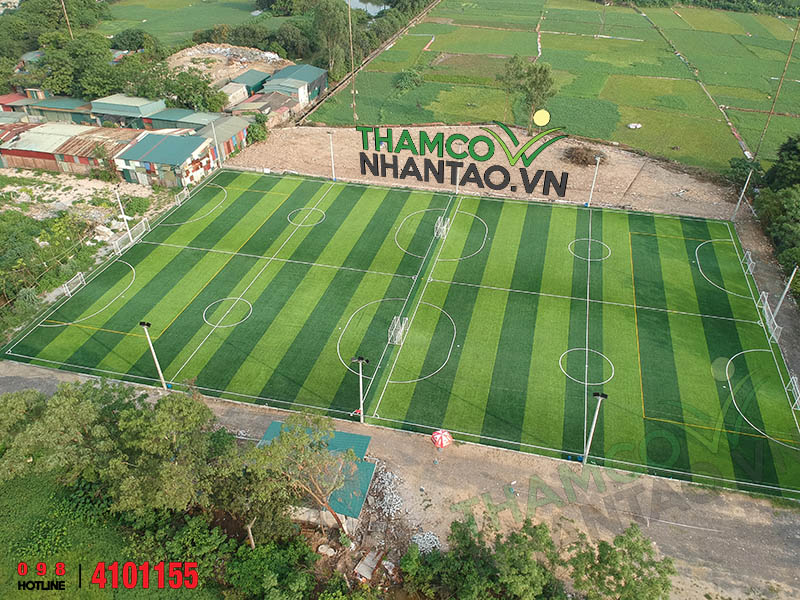 Một vài hình ảnh của dự án sân bóng đá cỏ nhân tạo tại Triều Khúc, Thanh Trì, Hà Nội: 4