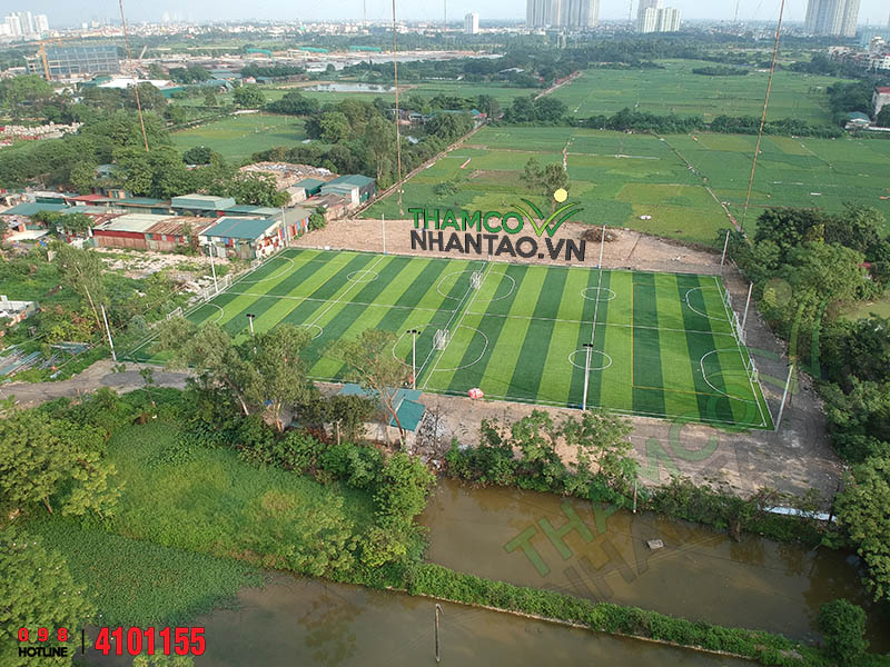 Một vài hình ảnh của dự án sân bóng đá cỏ nhân tạo tại Triều Khúc, Thanh Trì, Hà Nội: 3