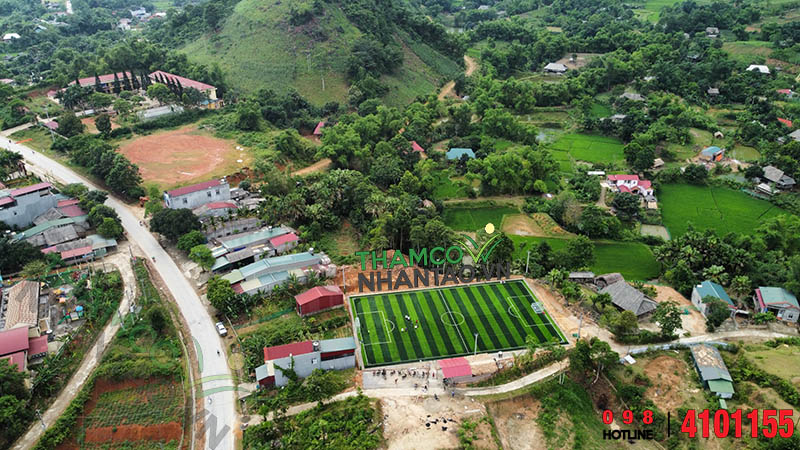 Một vài hình ảnh của dự án sân bóng đá cỏ nhân tạo tại Văn Bàn, Lào Cai: 4
