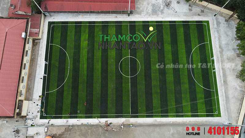 Một vài hình ảnh của dự án sân bóng đá cỏ nhân tạo tại Tân Lạc, Hòa Bình: 6