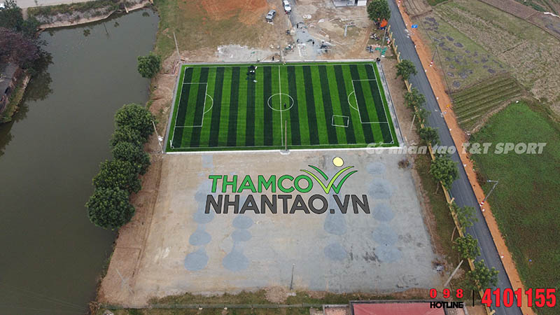 Một vài hình ảnh của dự án sân bóng đá cỏ nhân tạo tại Yên Lạc, Vĩnh Phúc: 5