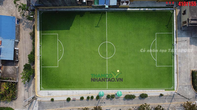 Một vài hình ảnh của dự án sân bóng đá cỏ nhân tạo tại Nam Trực, Nam Định: 7
