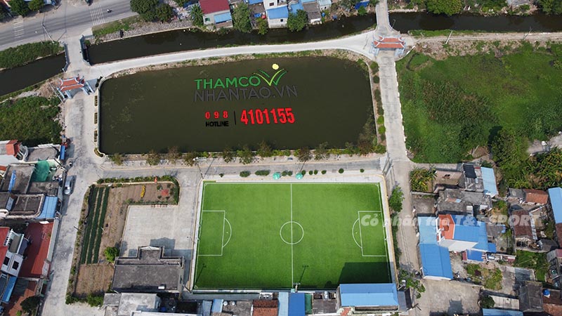 Một vài hình ảnh của dự án sân bóng đá cỏ nhân tạo tại Nam Trực, Nam Định: 9