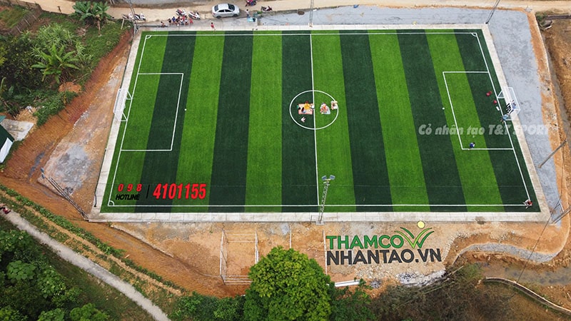 Một vài hình ảnh của dự án sân bóng đá cỏ nhân tạo tại Mường Khương, Lào Cai: 6