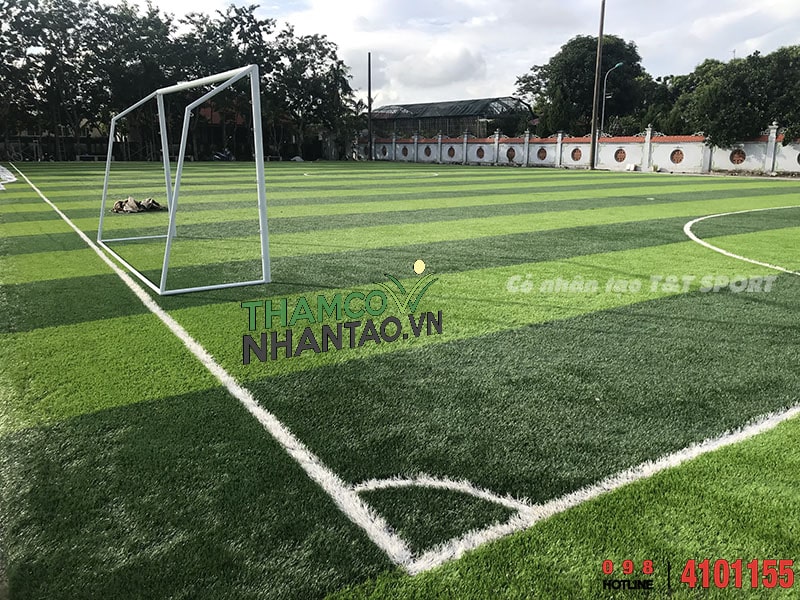 Một vài hình ảnh của dự án sân bóng đá cỏ nhân tạo Hoàng Minh tại Tiên Lữ, Hưng Yên: 4
