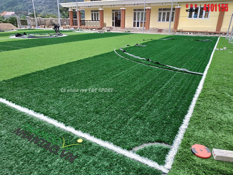 Một vài hình ảnh của dự án sân bóng đá cỏ nhân tạo tại thị trấn Quảng Uyên, Cao Bằng: 3