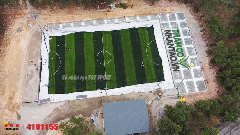 Một vài hình ảnh của dự án sân bóng đá cỏ nhân tạo tại nhà máy Nhiệt Điện An Khánh, Đại Từ, Thái Nguyên 4