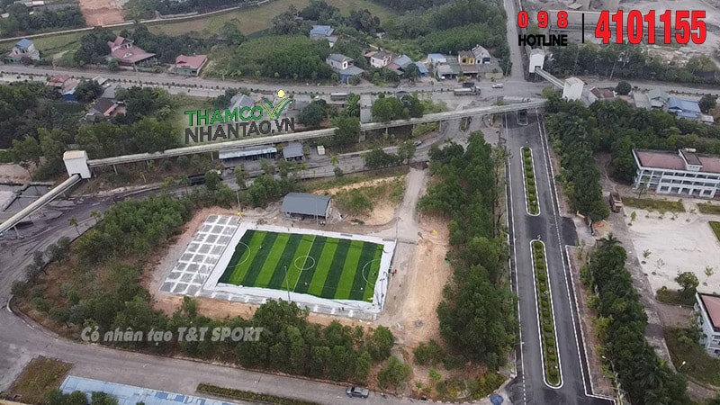 Một vài hình ảnh của dự án sân bóng đá cỏ nhân tạo tại nhà máy Nhiệt Điện An Khánh, Đại Từ, Thái Nguyên 5
