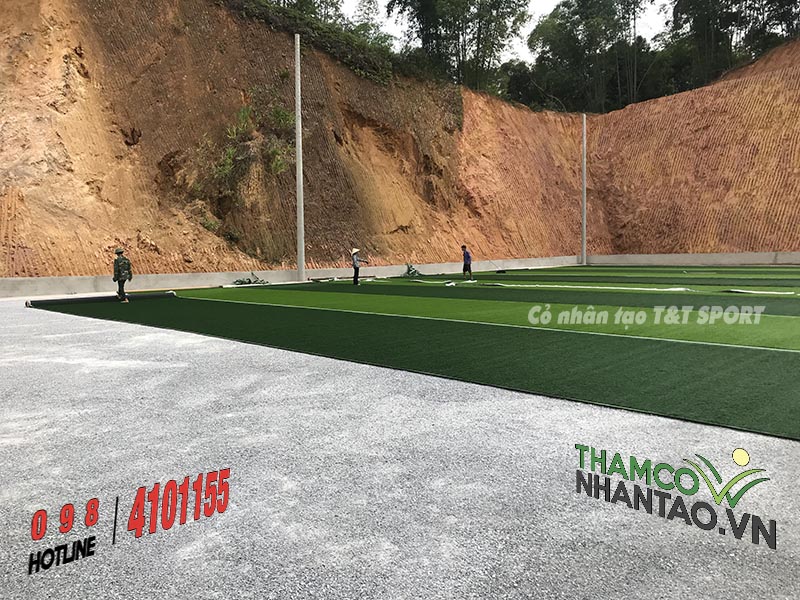 Một vài hình ảnh của dự án sân bóng đá cỏ nhân tạo tại trấn Hồi Xuân, Quan Hóa, Thanh Hóa: 9