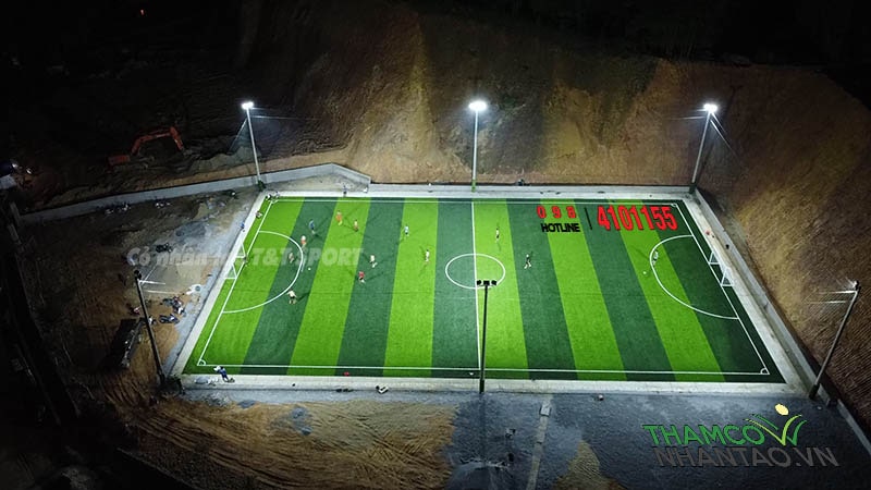 Một vài hình ảnh của dự án sân bóng đá cỏ nhân tạo tại trấn Hồi Xuân, Quan Hóa, Thanh Hóa: 10