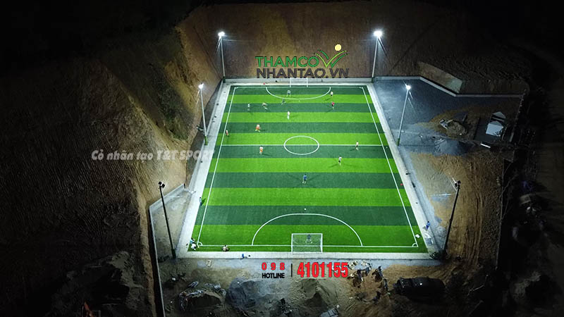 Một vài hình ảnh của dự án sân bóng đá cỏ nhân tạo tại trấn Hồi Xuân, Quan Hóa, Thanh Hóa: 11