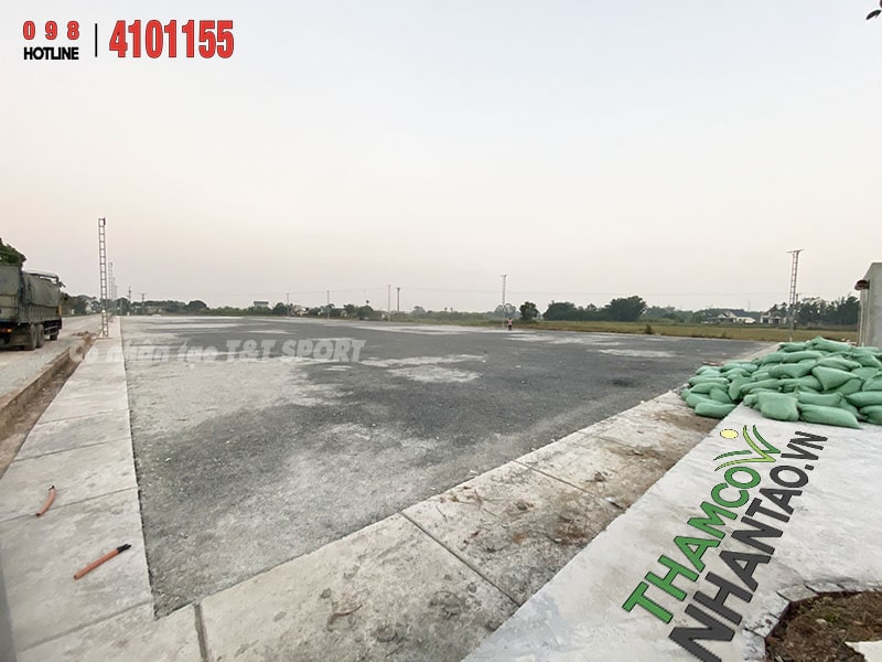 Một vài hình ảnh của dự án sân bóng đá cỏ nhân tạo tại Quảng Long, Hải Hà, Quảng Ninh: 4