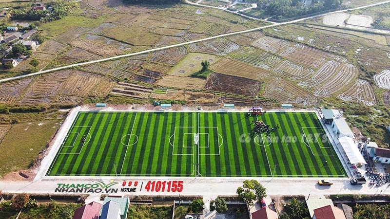 Một vài hình ảnh của dự án sân bóng đá cỏ nhân tạo tại Quảng Long, Hải Hà, Quảng Ninh: 5