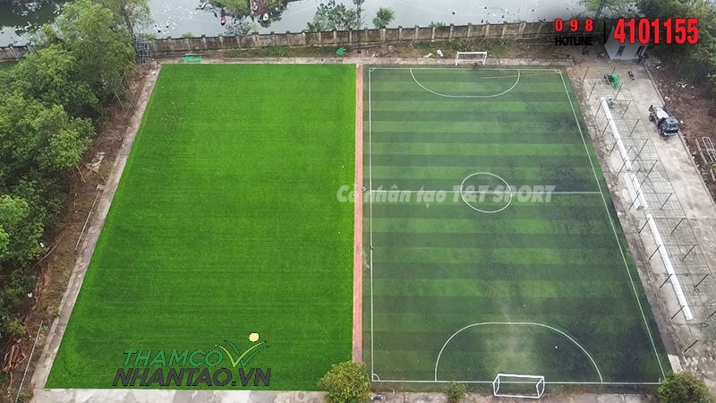 Một vài hình ảnh của dự án sân bóng đá cỏ nhân tạo tại Trường DH Kinh tế Kỹ thuật Công Nghiệp, Nam Định 4