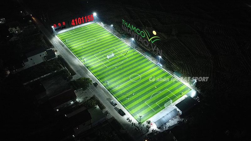 Một vài hình ảnh của dự án sân bóng đá cỏ nhân tạo tại Quảng Long, Hải Hà, Quảng Ninh: 9