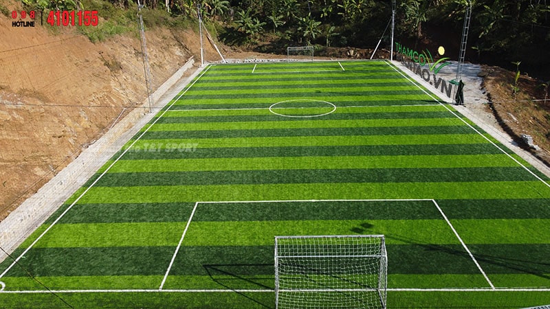 Một vài hình ảnh của dự án sân bóng đá cỏ nhân tạo tại Nghiên Loan, Pác Nặm, Bắc Kạn: 4