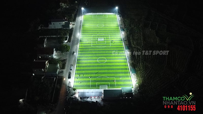 Một vài hình ảnh của dự án sân bóng đá cỏ nhân tạo tại Quảng Long, Hải Hà, Quảng Ninh: 8