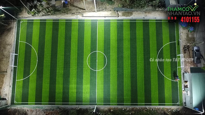 Một vài hình ảnh của dự án sân bóng đá cỏ nhân tạo tại Nông Cống, Thanh Hóa: 5