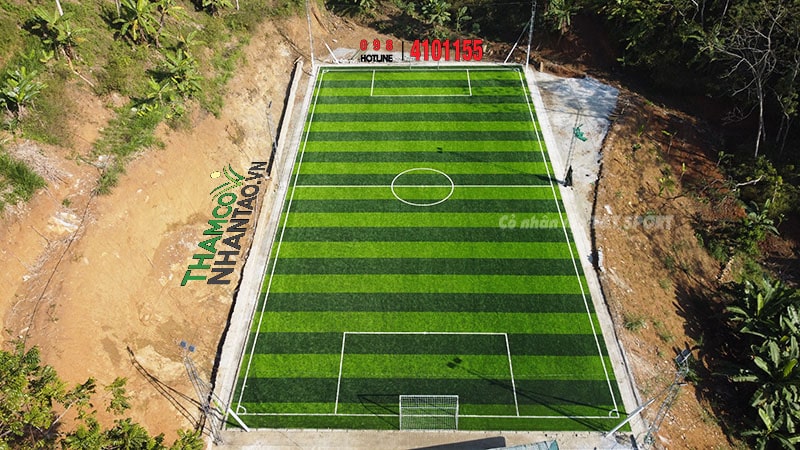 Một vài hình ảnh của dự án sân bóng đá cỏ nhân tạo tại Nghiên Loan, Pác Nặm, Bắc Kạn: 6