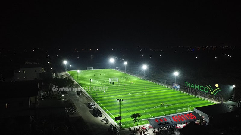 Một vài hình ảnh của dự án sân bóng đá cỏ nhân tạo tại Quảng Long, Hải Hà, Quảng Ninh: 7
