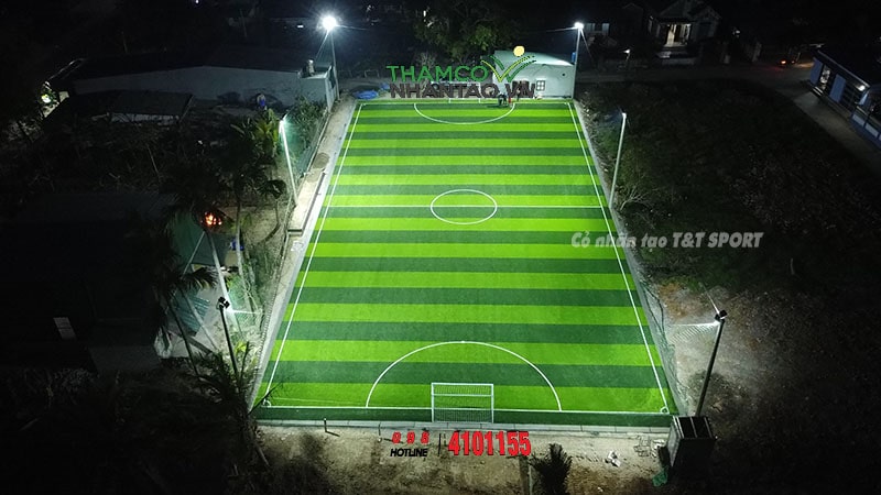 Một vài hình ảnh của dự án sân bóng đá cỏ nhân tạo tại Nông Cống, Thanh Hóa: 4