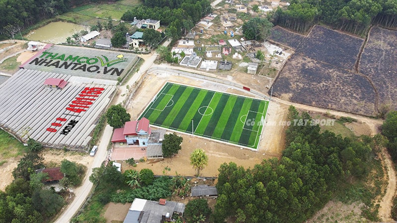 Một vài hình ảnh của dự án sân bóng đá cỏ nhân tạo tại Tất Thắng, Thanh Sơn, Phú Thọ: 5