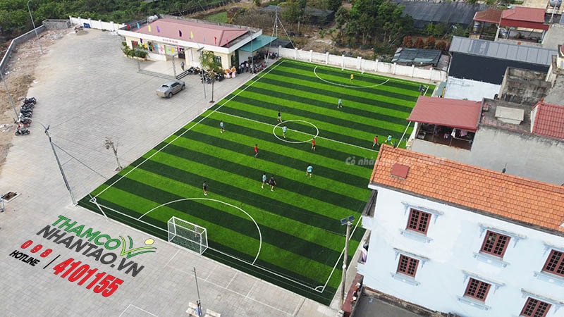 Một vài hình ảnh của dự án sân bóng đá cỏ nhân tạo tại Kiêu Kỵ, Gia Lâm, Hà Nội: 14
