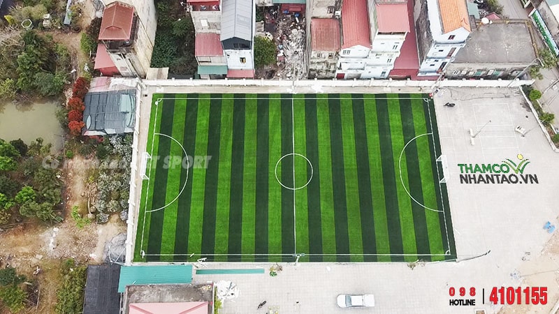 Một vài hình ảnh của dự án sân bóng đá cỏ nhân tạo tại Kiêu Kỵ, Gia Lâm, Hà Nội: 7