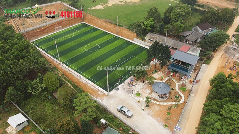 Một vài hình ảnh của dự án sân bóng đá cỏ nhân tạo tại Cự Đồng, Thanh Sơn, Phú Thọ: 7