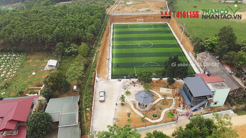 Một vài hình ảnh của dự án sân bóng đá cỏ nhân tạo tại Cự Đồng, Thanh Sơn, Phú Thọ: 4
