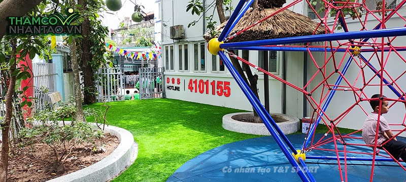 Một vài hình ảnh của dự án sân chơi cỏ nhân tạo Trường Tiểu Học Công Nghệ Giáo Dục Hà Nội: 6
