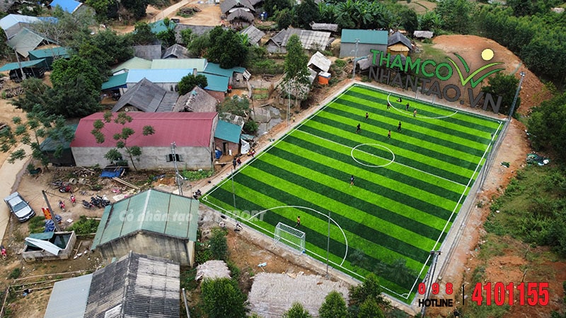 Một vài hình ảnh của dự án sân bóng đá cỏ nhân tạo tại xã Hùng Lợi, Yên Sơn, Tuyên Quang: 3