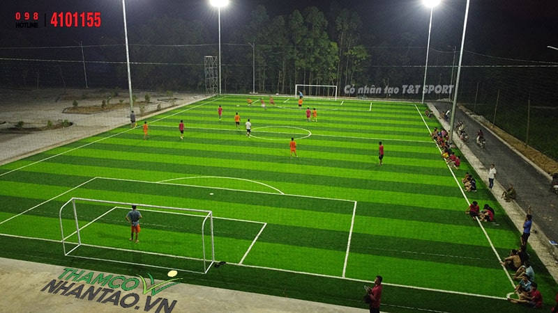 Một vài hình ảnh của dự án sân bóng đá cỏ nhân tạo nhà văn hóa thôn Quảng Cư, Quang Sơn, Lập Thạch, Vĩnh Ph 5