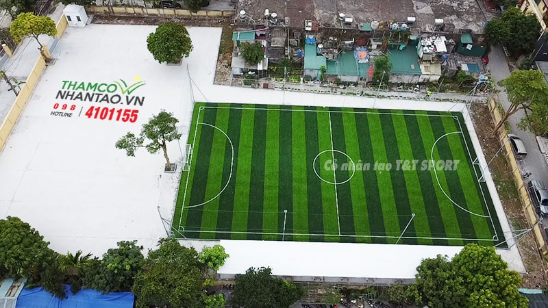 Một vài hình ảnh của dự án sân bóng đá cỏ nhân tạo Bệnh viện Đa Khoa tỉnh Thái Bình: 6