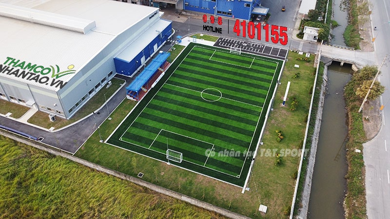 Một vài hình ảnh của dự án sân bóng đá cỏ nhân tạo Vina ITO, Khu công nghiệp Đồng Văn III, Duy Tiên, Hà Nam: 4