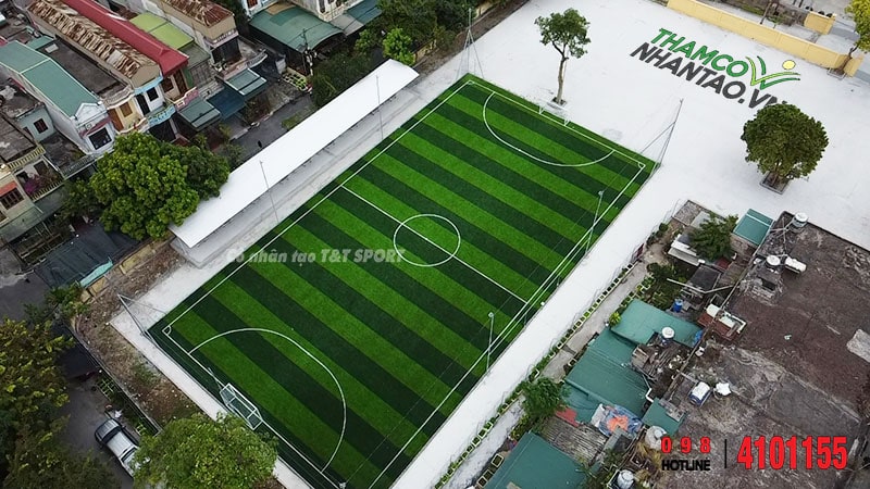 Một vài hình ảnh của dự án sân bóng đá cỏ nhân tạo Bệnh viện Đa Khoa tỉnh Thái Bình: 7