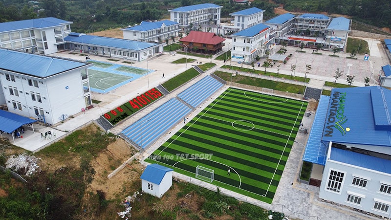 Một vài hình ảnh của dự án sân bóng đá cỏ nhân tạo Trường THPT Dân Tộc Nội Trú Tỉnh Cao Bằng: 5