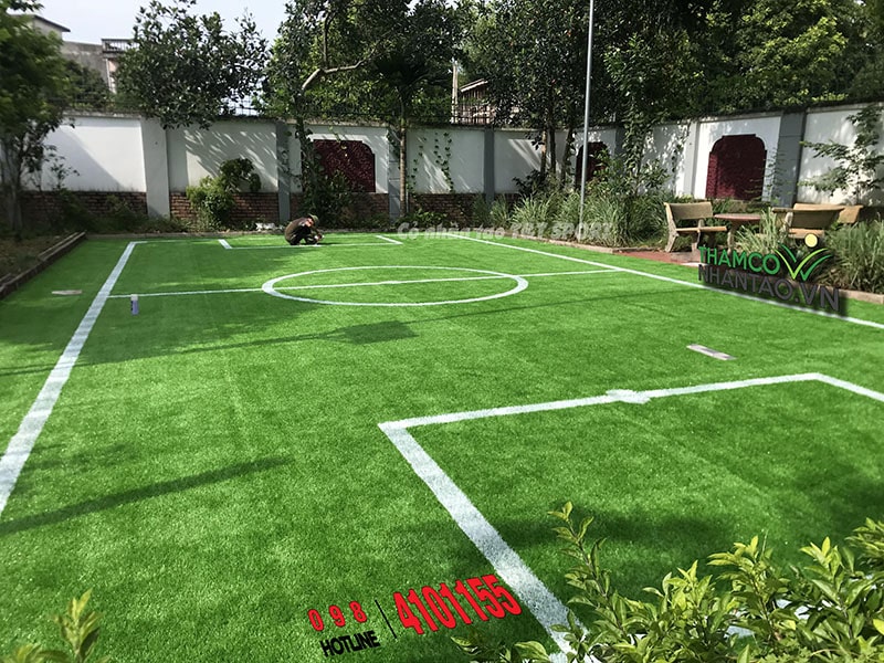 Một vài hình ảnh của dự án sân chơi cỏ nhân tạo Khu nghỉ dưỡng Greenbay, Đồng Trạng, Sơn Tây, Hà Nội: 2