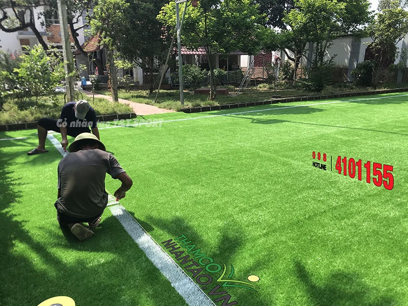 Một vài hình ảnh của dự án sân chơi cỏ nhân tạo Khu nghỉ dưỡng Greenbay, Đồng Trạng, Sơn Tây, Hà Nội: 3