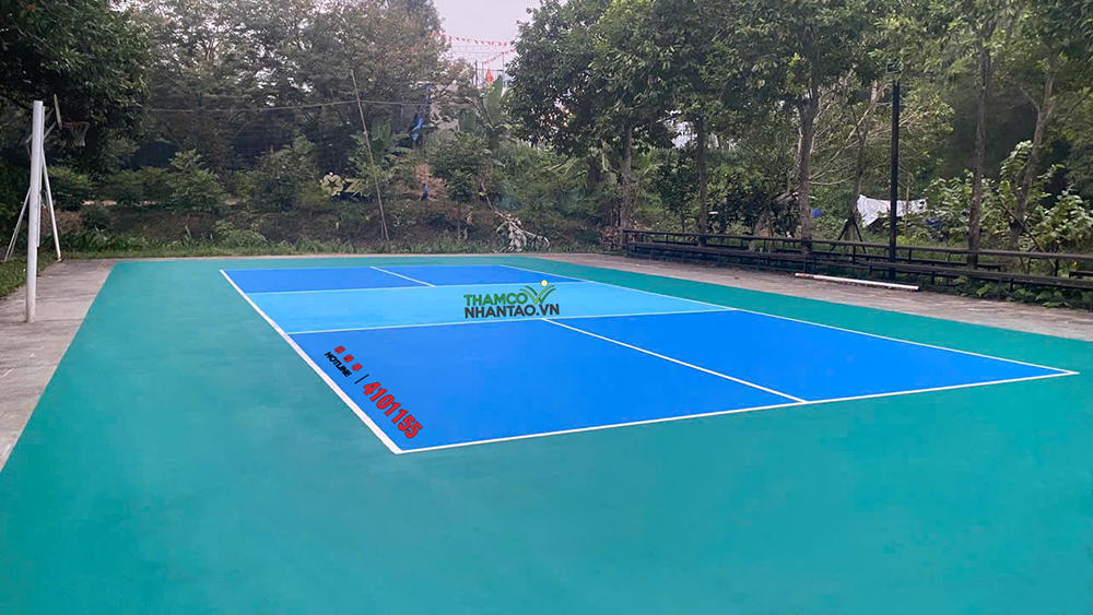 Một vài hình ảnh của dự án Sân Pickleball tại khu nghỉ dưỡng nước khoáng nóng An Lạc Eco Farm Kim Bôi, Hòa Bình 7