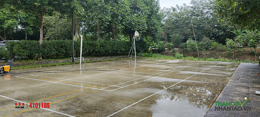 Một vài hình ảnh của dự án Sân Pickleball tại khu nghỉ dưỡng nước khoáng nóng An Lạc Eco Farm Kim Bôi, Hòa Bình 2